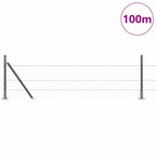 Recinzione Metallica Saldato con Base in Cemento 100 x 0,5 m