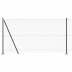 Recinzione Metallica Saldata con Base in Cemento 100 x 1,2 m