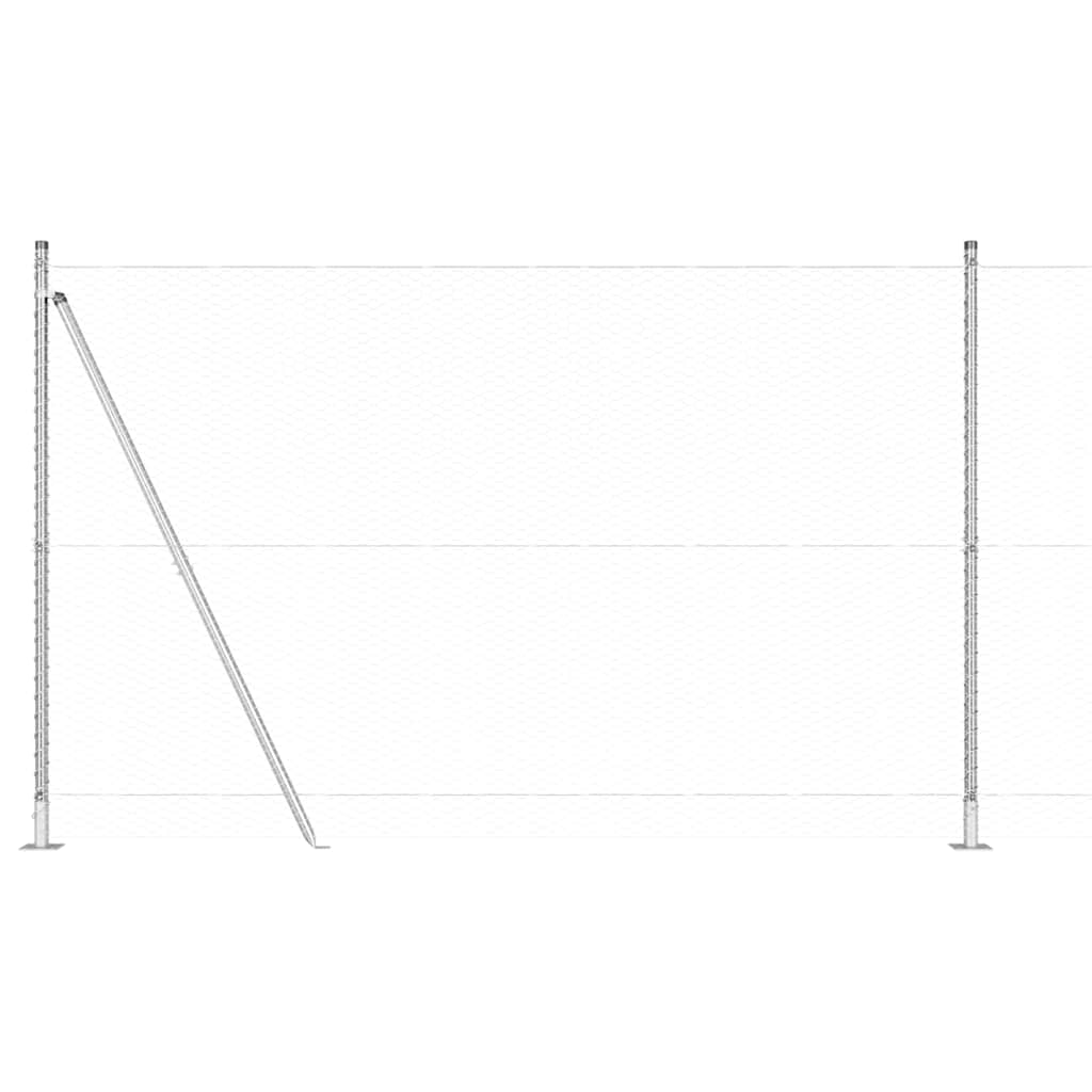 Recinzione Metallica Saldata con Base in Cemento - 10 x 1,4 m