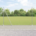 Recinzione Metallica Saldato con Base in Cemento - Acciaio Zincato 10x1,5m
