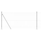 Recinzione Metallica Saldato con Base in Cemento 25x1 m - Acciaio Zincato