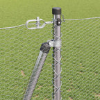 Recinzione Metallica Saldata con Base in Cemento 25 x 1,2 m