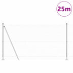 Recinzione Metallica Saldata con Base in Cemento - 25 x 1,2 m
