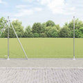 Recinzione Metallica Saldato con Base in Cemento - Acciaio Zincato 25 x 1,6 m