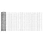 Recinzione Metallica Saldato in Acciaio Zincato con Base in Cemento 50 x 0,4 m