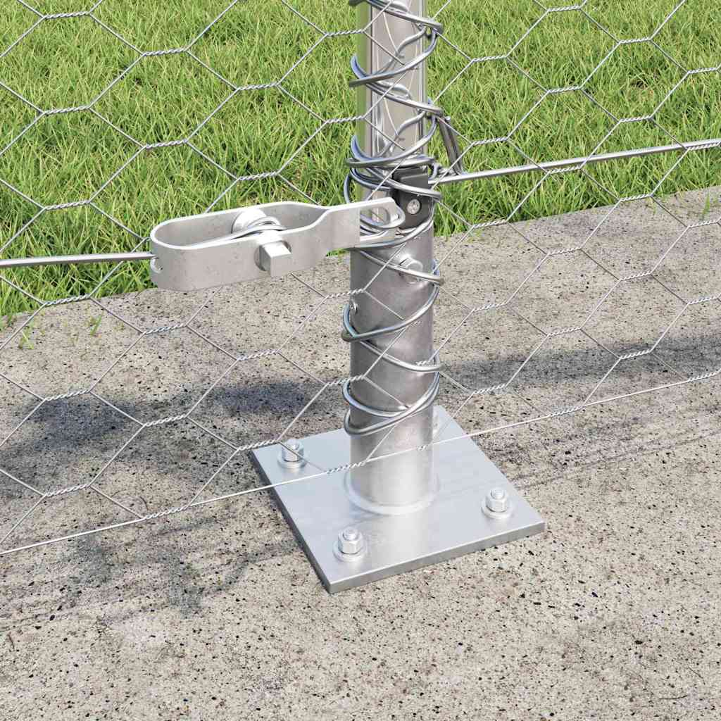 Recinzione Metallica Saldata con Base in Cemento 50 x 0,5 m
