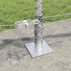 Recinzione Metallica Saldata con Base in Cemento 50 x 0,5 m
