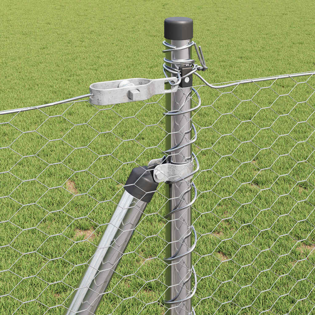 Recinzione Metallica Saldato con Base in Cemento - 50 x 1 m