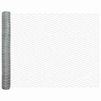 Recinzione Metallica Saldata con Pali e Base in Cemento 50x1,2 m