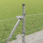 Recinzione Metallica Saldata con Base in Cemento 100x0,4 m - Acciaio Zincato