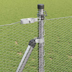 Recinzione Metallica Saldato con Base in Cemento 100 x 0,8 m