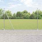 Recinzione Metallica Saldato con Base in Cemento 100x1,5m