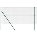 Recinzione metallica saldata con pali 50 x 1,2 m - Acciaio rivestito PVC verde