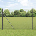 Recinzione metallica saldata in rete 10 x 1,5 m con pali da 200 cm