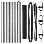 Recinzione metallica saldata per fissaggio a terra 25 x 1,4 m