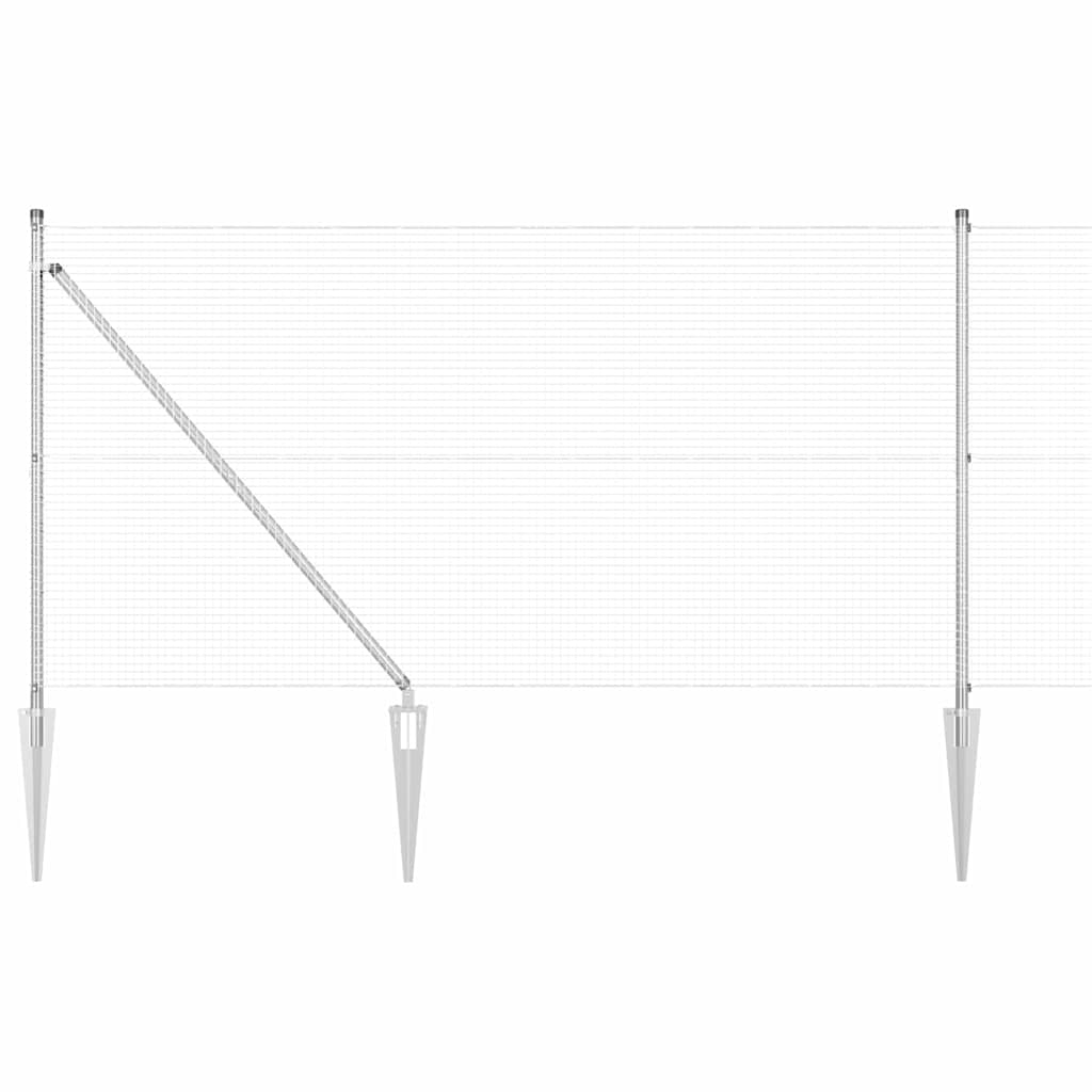 Recinzione in rete saldata 10 x 1 m (L x H)