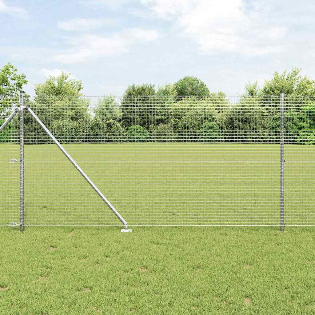 Recinzione in rete saldata 10 x 1,4 m - Acciaio zincato