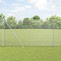 Recinzione in rete saldata zincata 10 x 1,5 m con pali