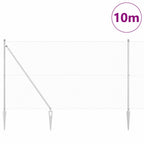 Recinzione in rete saldata zincata 10 x 1,5 m con pali