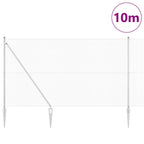 Recinzione in rete saldata zincata 10 x 1,6 m con punte