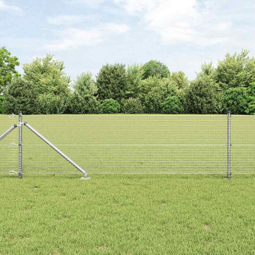 Recinzione in rete saldata 25 x 0,4 m con punte