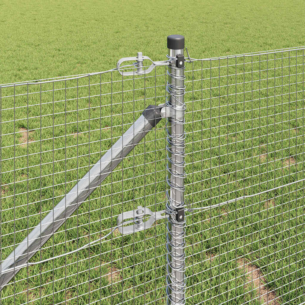 Recinzione in rete saldata 25 x 0,4 m con punte