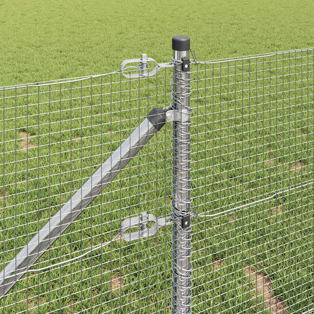 Recinzione in rete saldata 25 x 0,6 m con punte
