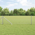 Recinzione in rete saldata zincata 25 x 0,6 m con punte