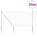 Recinzione in rete saldata 25 x 1 m (L x H) - Acciaio zincato