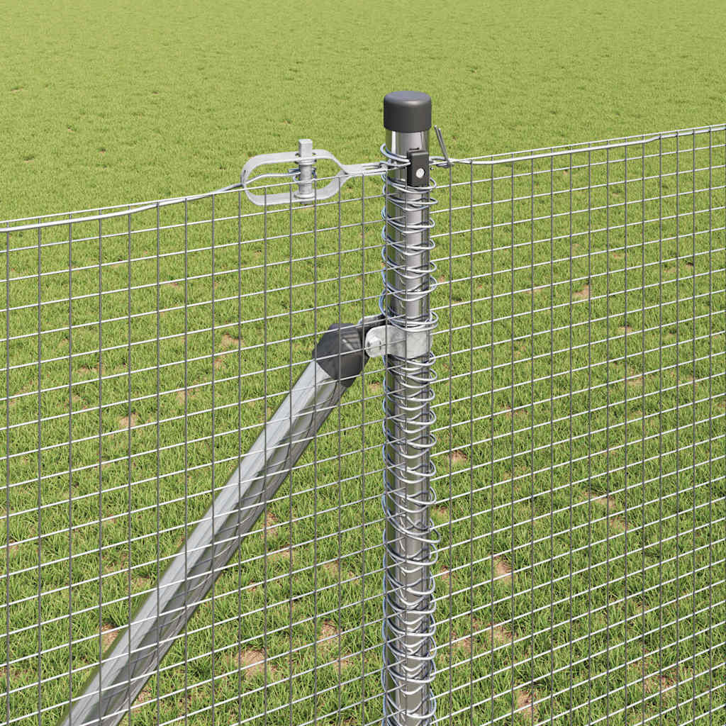Recinzione in rete saldata 25 x 1,4 m acciaio zincato