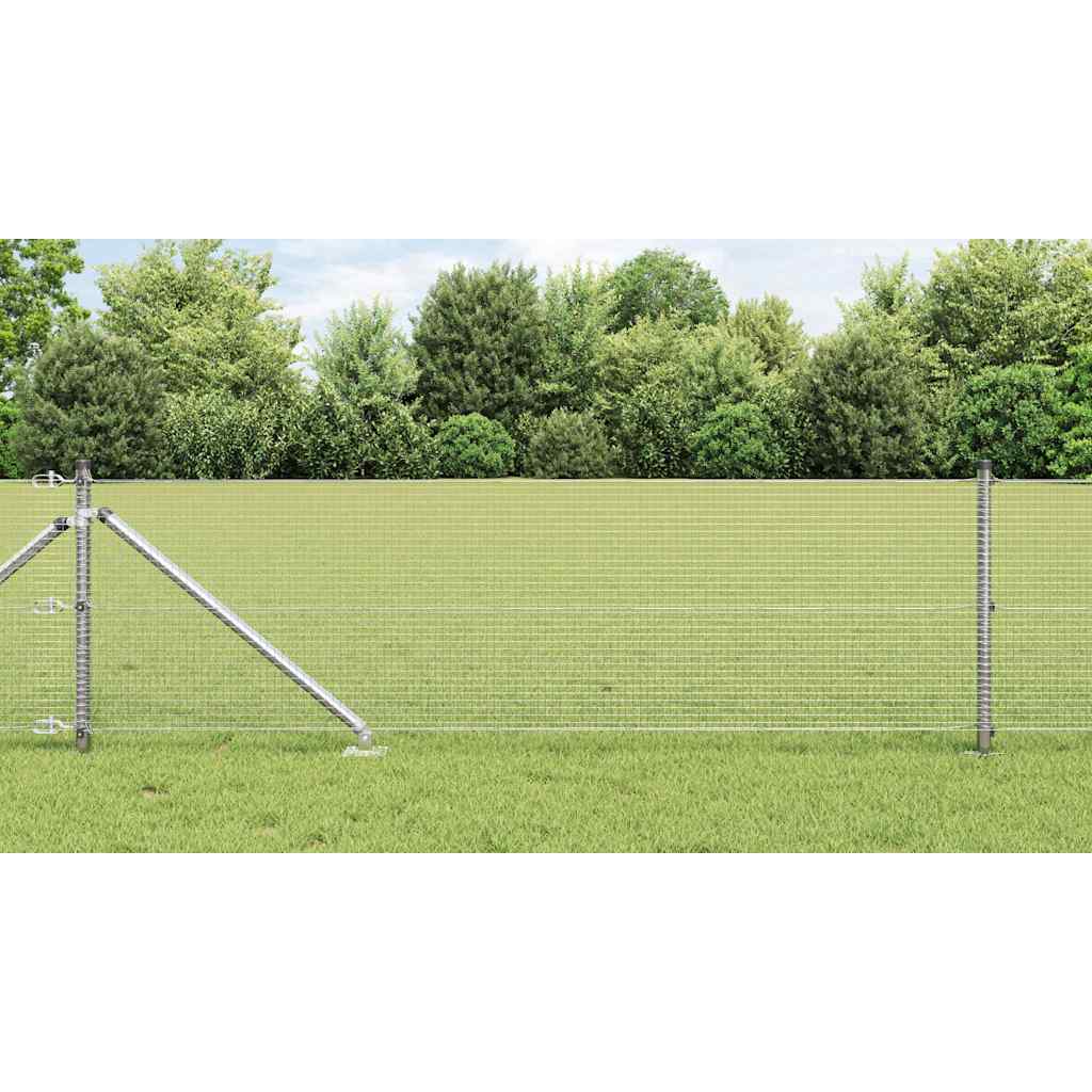 Recinzione in rete saldata 50 x 0,4 m - Acciaio zincato