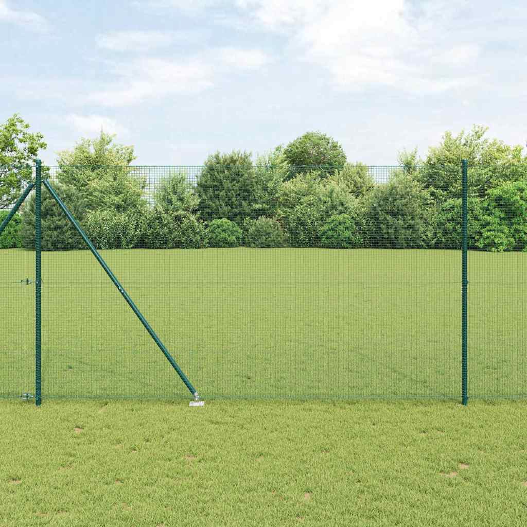 Recinzione in rete saldata 10 x 1,6 m con punte