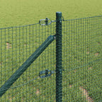 Recinzione in rete saldata 25 x 0,6 m con punte e pali