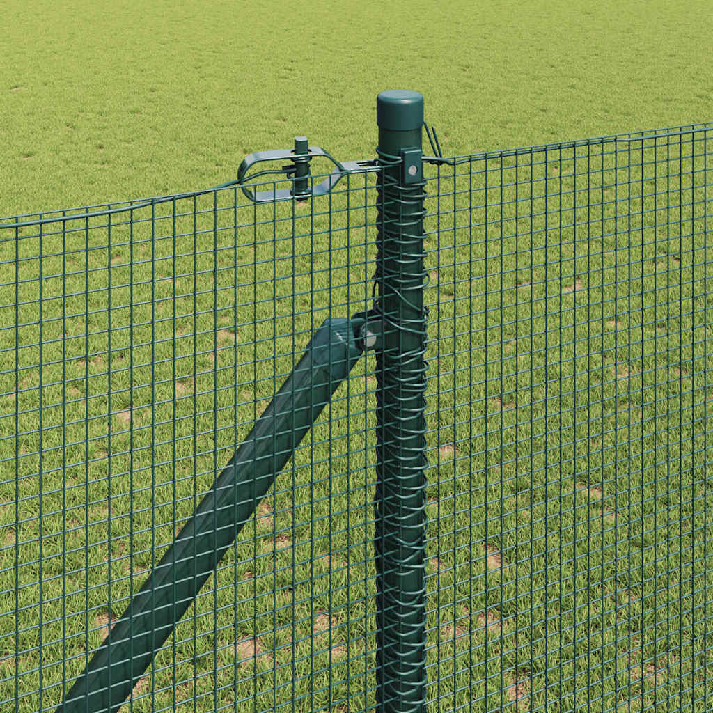 Recinzione in rete saldata verde 50 x 1,2 m