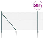 Recinzione in rete saldata verde 50 x 1,2 m