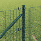 Recinzione in rete saldata 100 x 0,8 m (L x H) - Acciaio rivestito PVC Verde