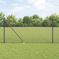 Recinzione in rete saldata 10 x 1,4 m acciaio rivestito PVC