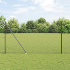 Recinzione in rete saldata 10 x 1,6 m con punte in acciaio rivestito PVC