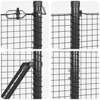Recinzione in rete saldata zincata 25 x 1,2 m