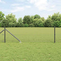 Recinzione in rete saldata 50 x 0,5 m acciaio rivestito PVC
