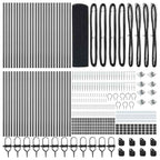 Recinzione in rete saldata 100 x 0,5 m - Acciaio rivestito PVC