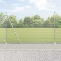 Recinzione Metallica Saldato con Base in Cemento - Acciaio Zincato 10x1,5m