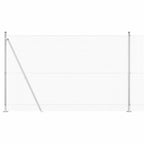 Recinzione Metallica Saldato con Base in Cemento 10 x 1,6 m