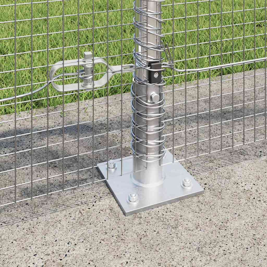 Recinzione Metallica Saldato con Base in Cemento - 25 x 1 m