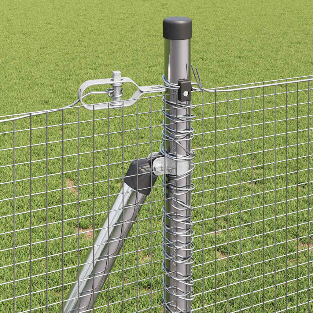 Recinzione Metallica Saldato con Base in Cemento - 25 x 1 m