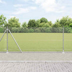 Recinzione Metallica Saldato con Base in Cemento - 25 x 1 m