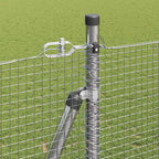 Recinzione Metallica Saldata con Base in Cemento 25x1,5 m
