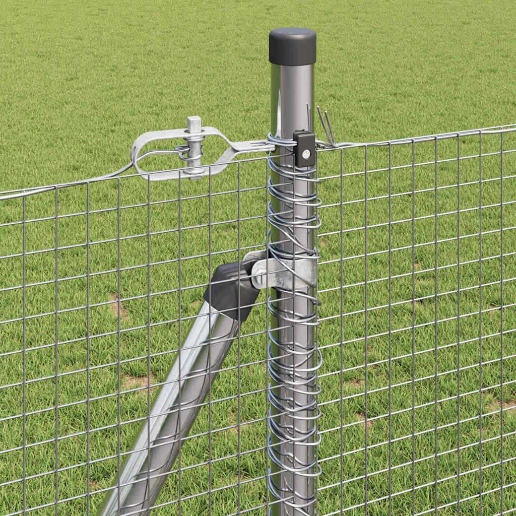 Recinzione Metallica Saldata con Base in Cemento 50 x 0,8 m