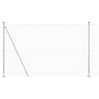 Recinzione Metallica Saldata con Base in Cemento 50 x 1,4 m