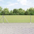 Recinzione Metallica Saldata con Base in Cemento 100x0,4 m